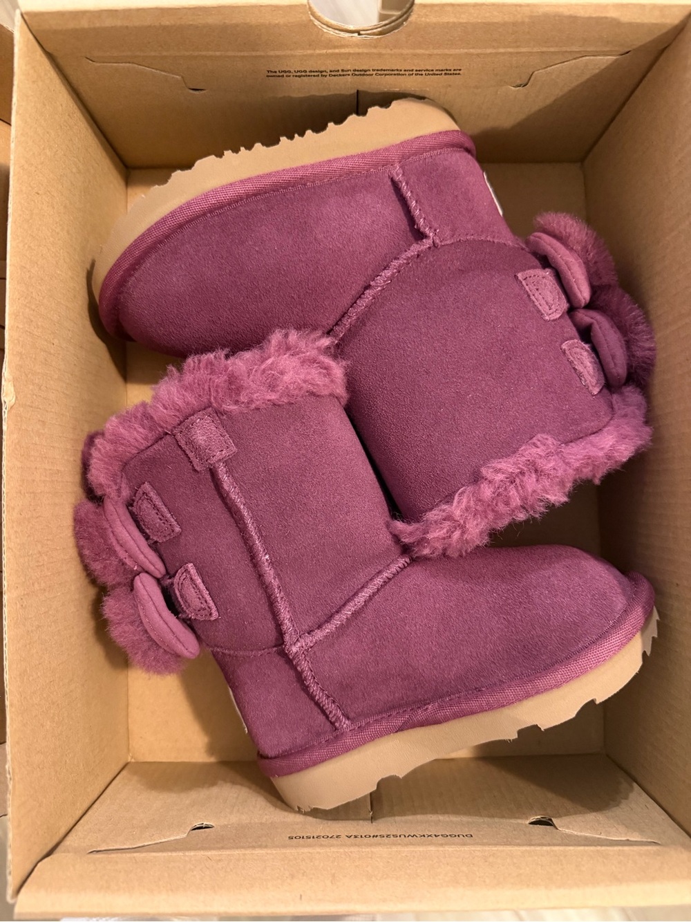 UGG Bailey Bow Boots Size 6 Toddlers